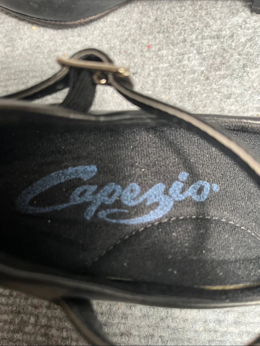 Capezio Black Girls Mary Jane Ankle-Strap Dance Shoes NARROW